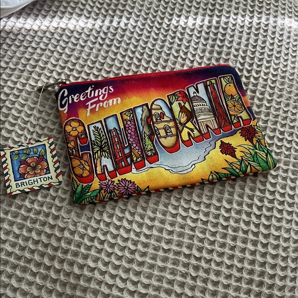 Brighton Multicolor California Greetings Pouch